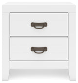 Binterglen White Nightstand