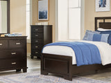Covetown Dark Brown Dresser And Mirror