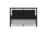 Covetown Dark Brown King Panel Bed, Dresser And Mirror