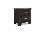 Covetown Dark Brown Queen Panel Bed, Dresser, Mirror And Nightstand