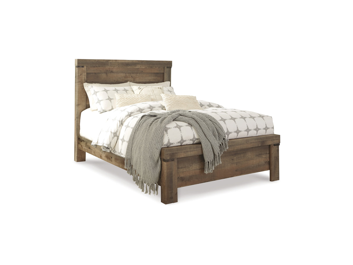 Trinell Brown Queen Panel Bed