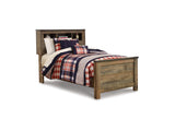 Trinell Brown Twin Bookcase Bed