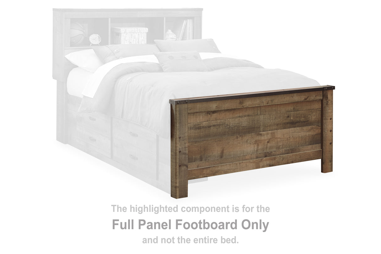 Trinell Brown Full Panel Footboard