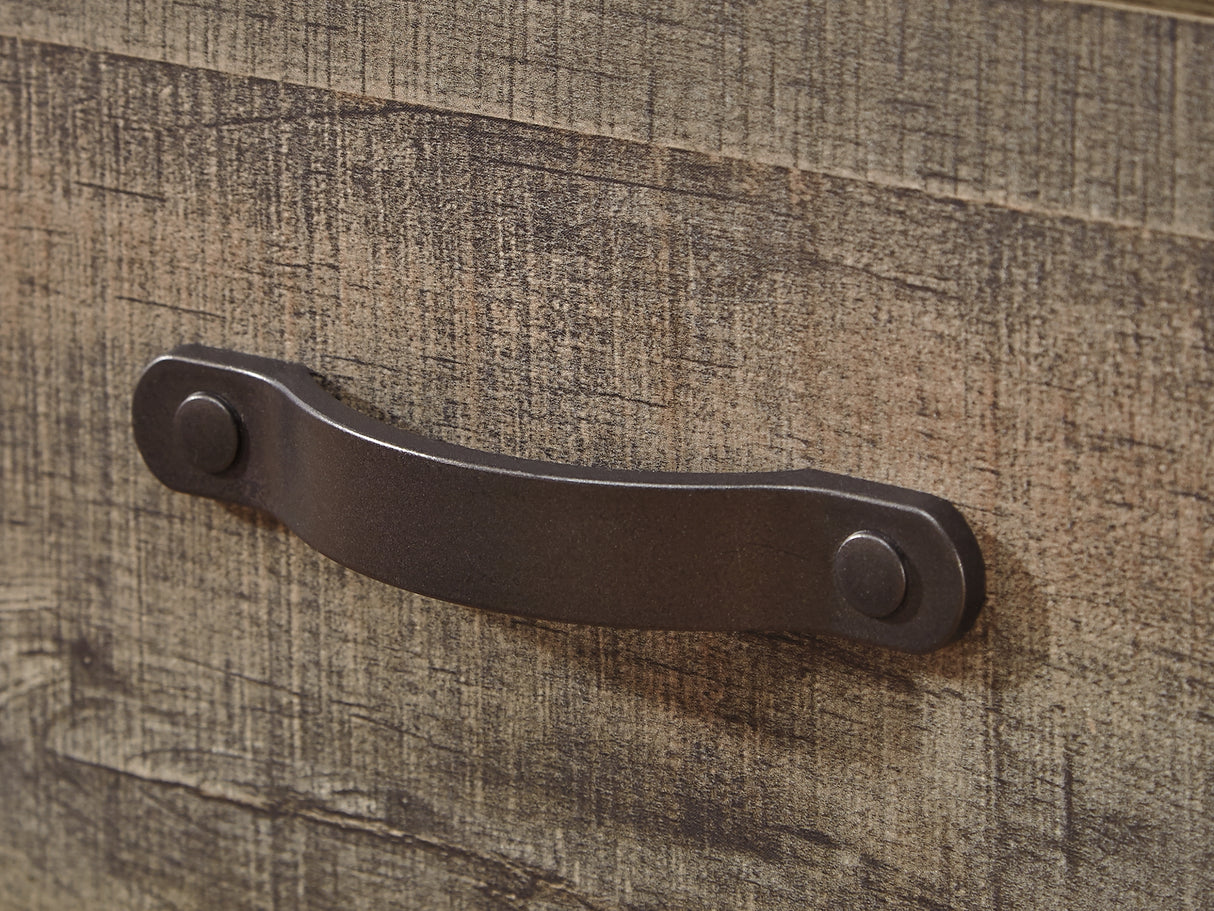 Trinell Brown Twin Bookcase Bed With 2 Storage Drawers