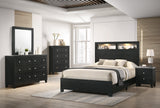 Cadence Black Bedroom Mirror (Mirror Only)