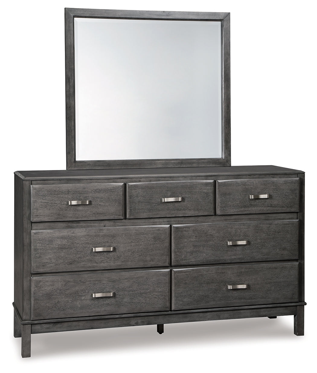 Caitbrook Gray Dresser And Mirror
