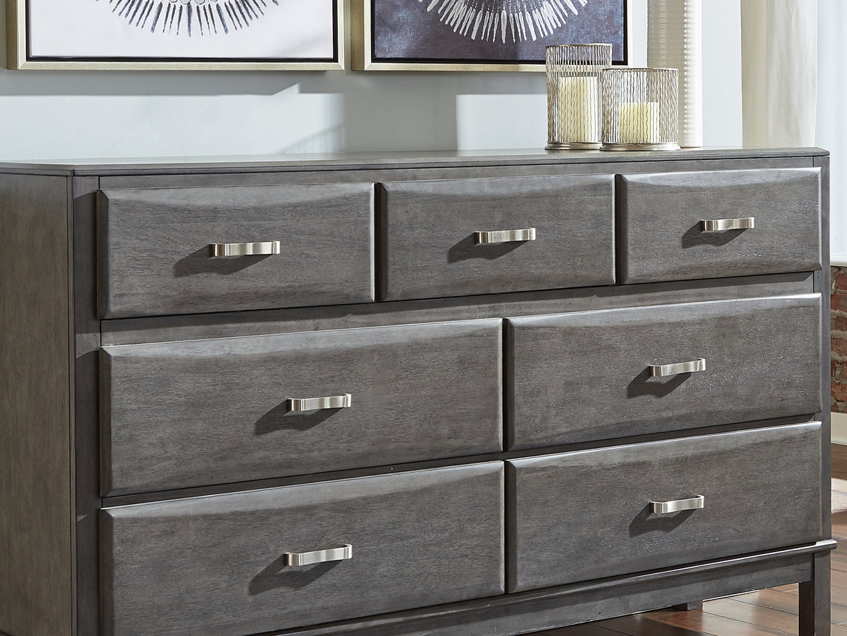 Caitbrook Gray Queen Storage Bed And Dresser
