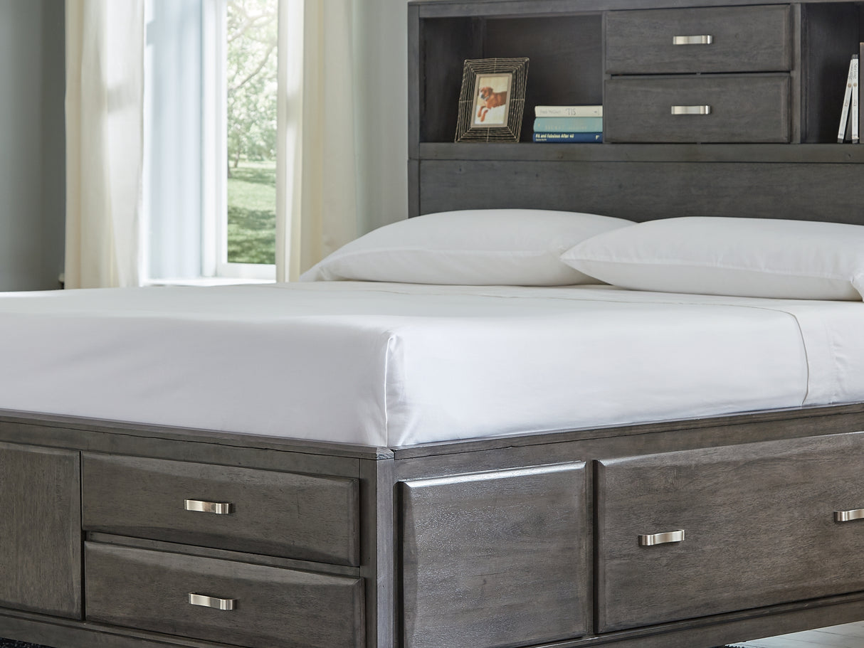 Caitbrook Gray Queen Storage Bed And Dresser