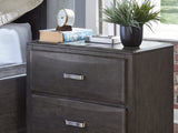 Caitbrook Gray Queen Storage Bed, Dresser, Mirror, Chest And 2 Nightstands