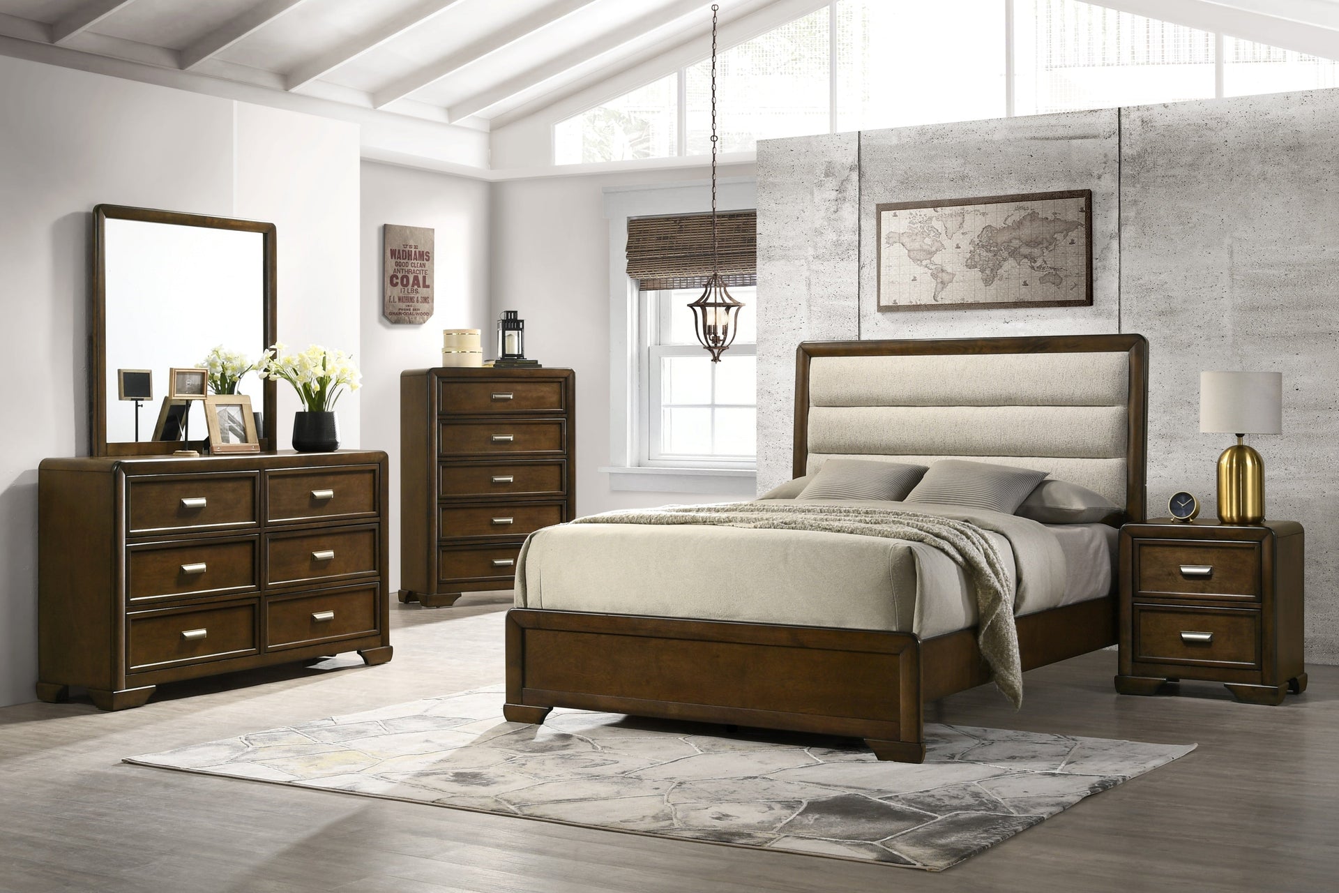 Coffield Brown Dresser Mirror – Redwood Home Furniture