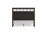 Shawbeck Dark Brown California King Panel Bed