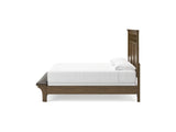 Shawbeck Dark Brown California King Panel Bed