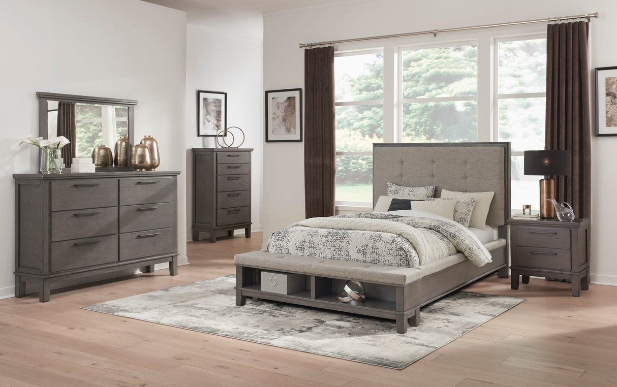 Hallanden Gray Bedroom Set