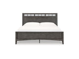 Montillan Grayish Brown Queen Panel Bed, Dresser And Mirror