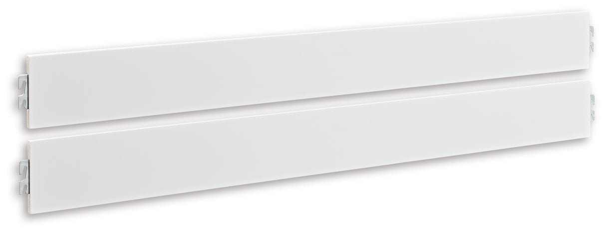 Fortman White California King Panel Rails