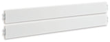 Fortman White California King Panel Rails