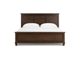 Danabrin Brown California King Panel Bed, Dresser And Mirror