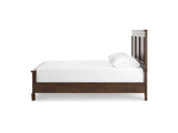 Danabrin Brown King Panel Bed