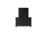 Lanolee Black Full Panel Bed, Dresser And Mirror