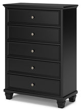 Lanolee Black Chest Of Drawers