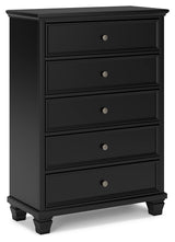Lanolee Black Chest Of Drawers