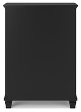 Lanolee Black Chest Of Drawers