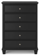 Lanolee Black Chest Of Drawers