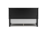 Lanolee Black King Panel Bed