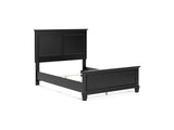 Lanolee Black Full Panel Bed, Dresser And Mirror