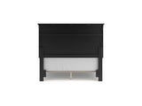 Lanolee Black Full Panel Bed, Dresser And Mirror