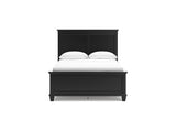 Lanolee Black Full Panel Bed, Dresser And Mirror