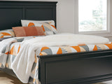 Lanolee Black Full Panel Bed, Dresser And Mirror