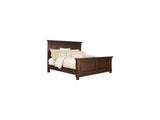 Porter Rustic Brown Queen Panel Bed, Dresser And Mirror