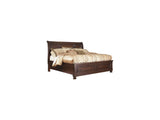 Porter Rustic Brown California King Sleigh Bed, Dresser And Mirror