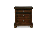 Porter Rustic Brown Queen Storage Bed, Dresser, Mirror And 2 Nightstands