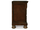Porter Rustic Brown Queen Storage Bed, Dresser, Mirror And 2 Nightstands