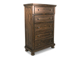 Flynnter Medium Brown King Bed, Dresser, Chest And 2 Nightstands