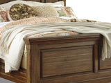Flynnter Medium Brown Queen Panel Bed