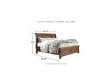 Flynnter Medium Brown King Bed, Dresser, Chest And 2 Nightstands
