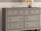 Lettner Light Gray Queen Panel Bed, Dresser, And Nightstand