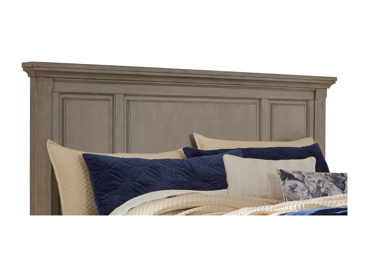 Lettner Light Gray Queen Panel Storage Bed, Dresser, Mirror And Nightstand