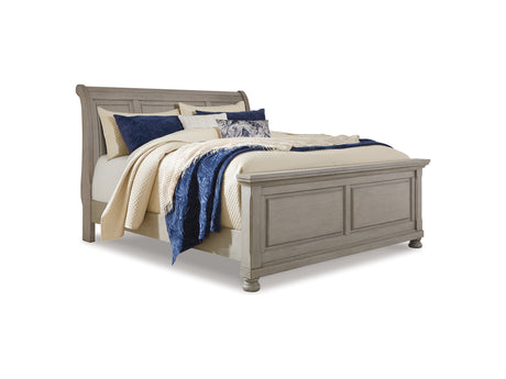 Lettner Light Gray Queen Sleigh Bed