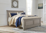 Lettner Light Gray Queen Sleigh Bed