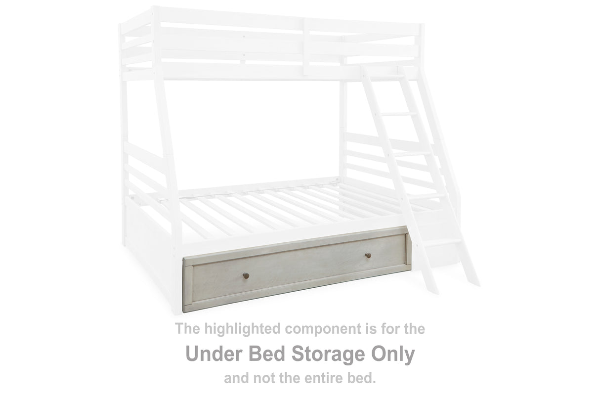 Robbinsdale Antique White Under Bed Storage