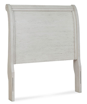Robbinsdale Antique White Twin Sleigh Headboard