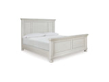 Robbinsdale Antique White Queen Panel Bed, Dresser, Chest And 2 Nightstands