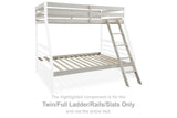 Robbinsdale Antique White Twin/Full Ladder/Rails/Slats