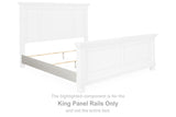 Robbinsdale Antique White King Panel Rails