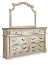 Realyn Two-Tone Dresser And Mirror