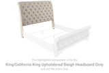 Realyn Two-tone King/California King Upholstered Sleigh Headboard